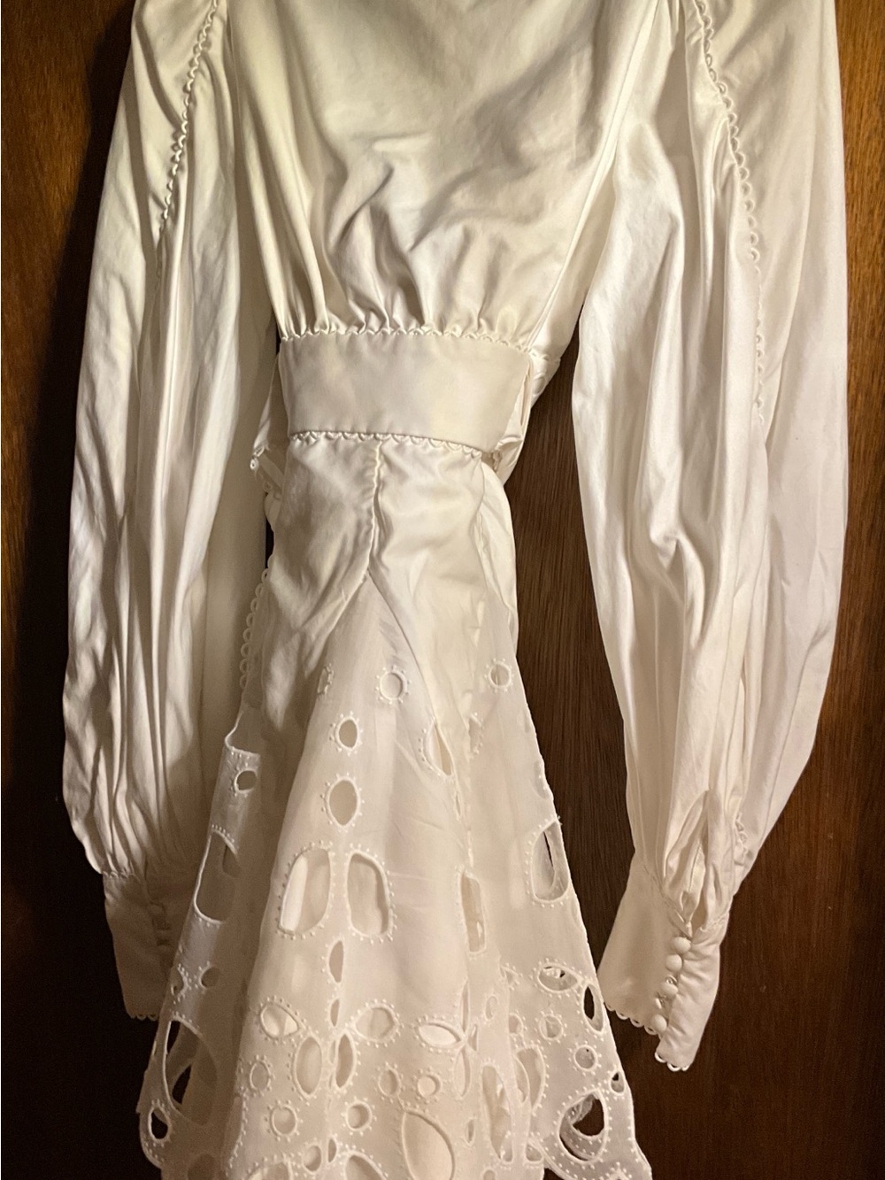 Acler White Vicount Embroidered Dress - Picture 5 of 10